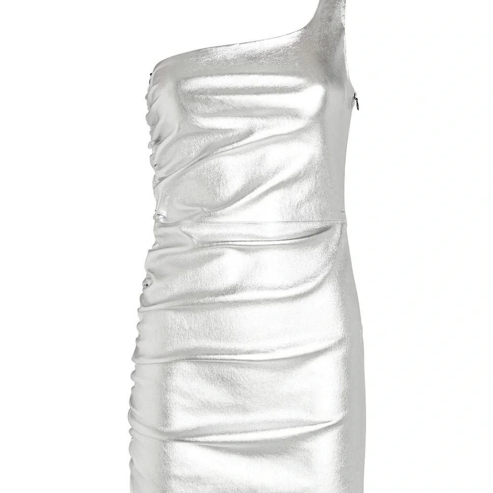 SPRWMN Stretch Leather One Shoulder Size XS